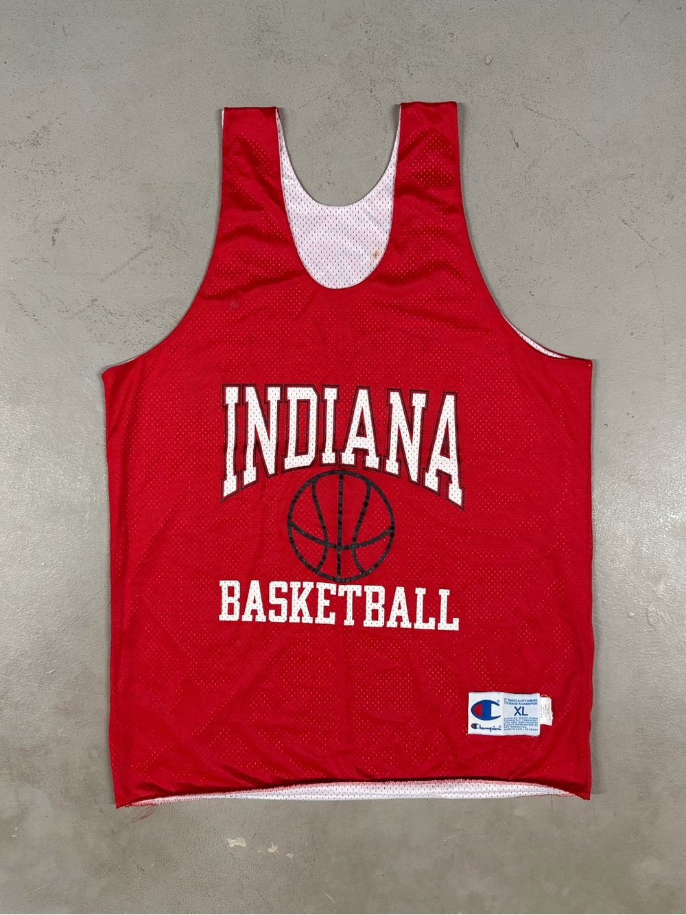 Vintage 90s Champion Indiana Hoosiers College Sportswear Retro Basketball Jersey